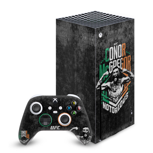 UFC Graphics Conor McGregor Distressed Vinyl Sticker Skin Decal Cover for Microsoft Series X Console & Controller