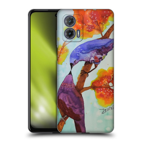 Sylvie Demers Birds 3 Kissing Soft Gel Case for Motorola Moto G73 5G