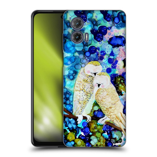 Sylvie Demers Birds 3 Owls Soft Gel Case for Motorola Moto G73 5G