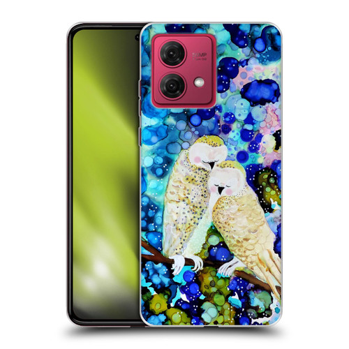 Sylvie Demers Birds 3 Owls Soft Gel Case for Motorola Moto G84 5G