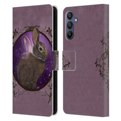 Ash Evans Animals Rabbit Leather Book Wallet Case Cover For Samsung Galaxy A15