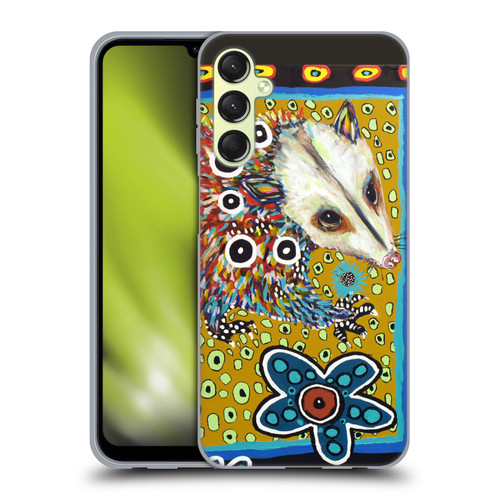 Mad Dog Art Gallery Animals Possum Soft Gel Case for Samsung Galaxy A24 4G / Galaxy M34 5G