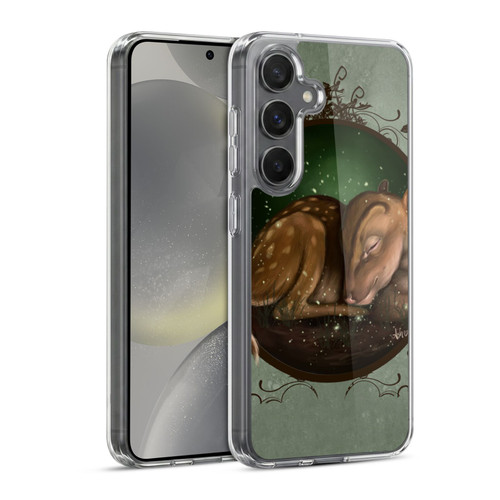 Ash Evans Animals Foundling Fawn Soft Gel Case for Samsung Galaxy S24 5G & MagSafe