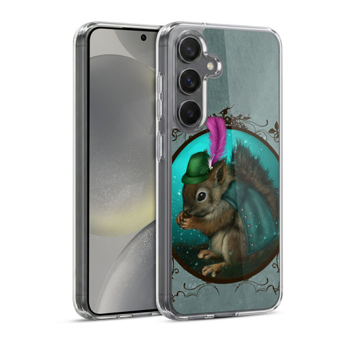 Ash Evans Animals Squirrel Soft Gel Case for Samsung Galaxy S24 5G & MagSafe