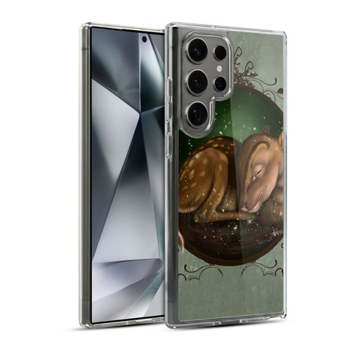 Ash Evans Animals Foundling Fawn Soft Gel Case for Samsung Galaxy S24 Ultra 5G & MagSafe