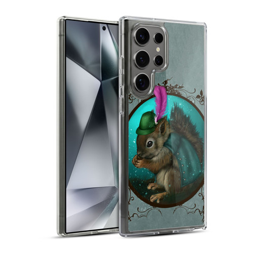 Ash Evans Animals Squirrel Soft Gel Case for Samsung Galaxy S24 Ultra 5G & MagSafe