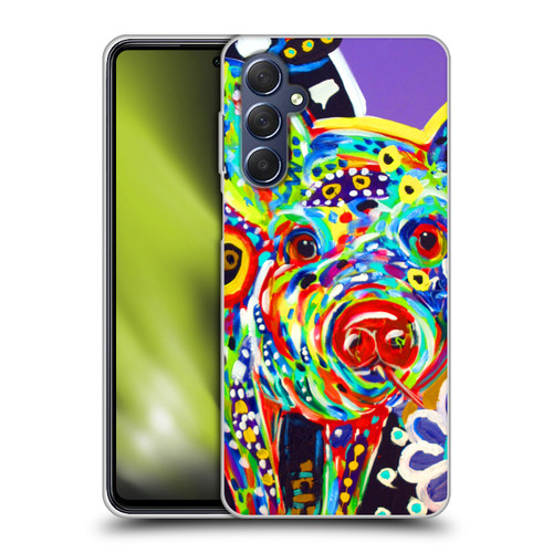 Mad Dog Art Gallery Animals Pig Soft Gel Case for Samsung Galaxy M54 5G