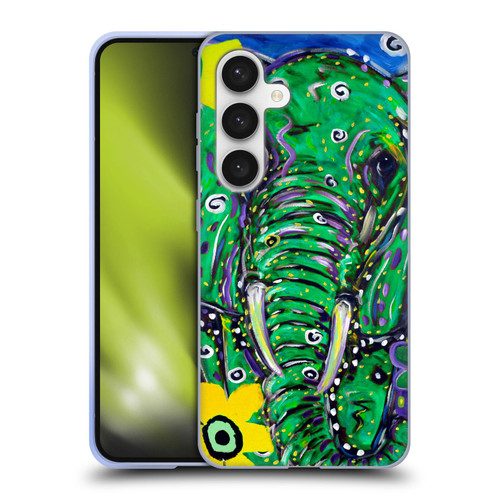 Mad Dog Art Gallery Animals Elephant Soft Gel Case for Samsung Galaxy S24 5G