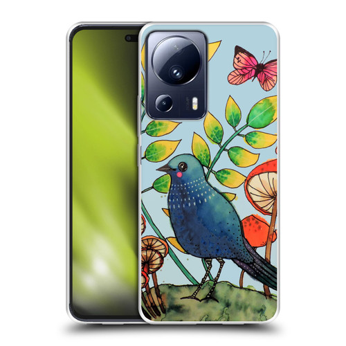 Sylvie Demers Birds 3 Teary Blue Soft Gel Case for Xiaomi 13 Lite 5G
