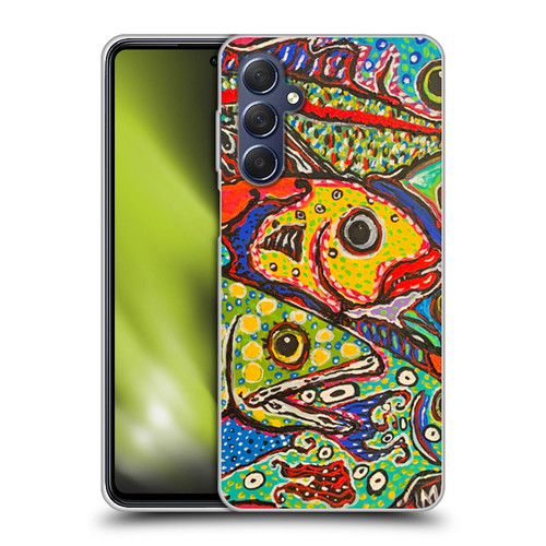 Mad Dog Art Gallery Assorted Designs Many Mad Fish Soft Gel Case for Samsung Galaxy M54 5G