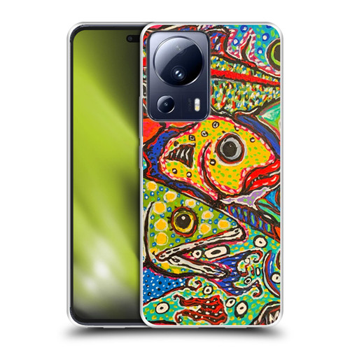 Mad Dog Art Gallery Assorted Designs Many Mad Fish Soft Gel Case for Xiaomi 13 Lite 5G