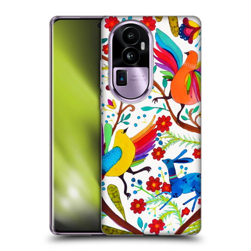 Sylvie Demers Floral Rainbow Wings Soft Gel Case for OPPO Reno10 Pro+