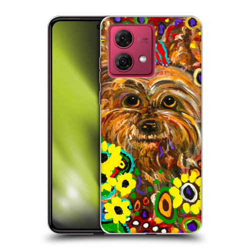 Mad Dog Art Gallery Dogs 2 Yorkie Soft Gel Case for Motorola Moto G84 5G