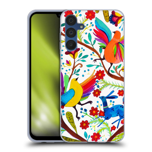 Sylvie Demers Floral Rainbow Wings Soft Gel Case for Samsung Galaxy A15