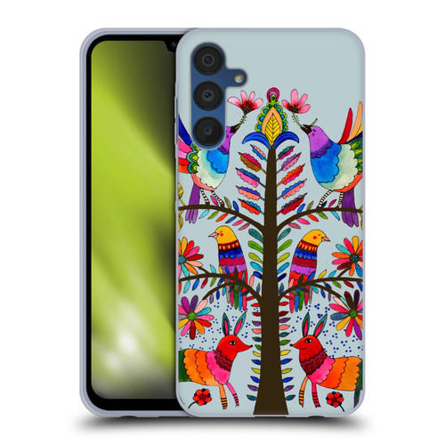 Sylvie Demers Floral Otomi Colors Soft Gel Case for Samsung Galaxy A15