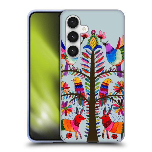 Sylvie Demers Floral Otomi Colors Soft Gel Case for Samsung Galaxy S24 5G