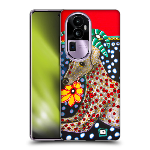 Mad Dog Art Gallery Dogs 2 Greyhound Soft Gel Case for OPPO Reno10 Pro+