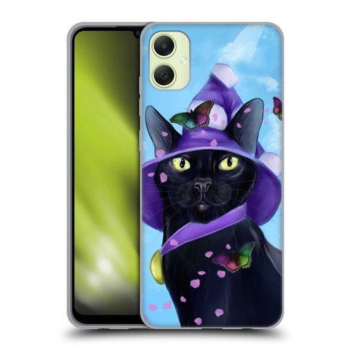 Ash Evans Black Cats Butterfly Sky Soft Gel Case for Samsung Galaxy A05