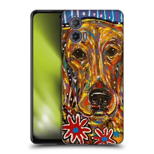 Mad Dog Art Gallery Dog 5 Golden Retriever Soft Gel Case for Motorola Moto G73 5G