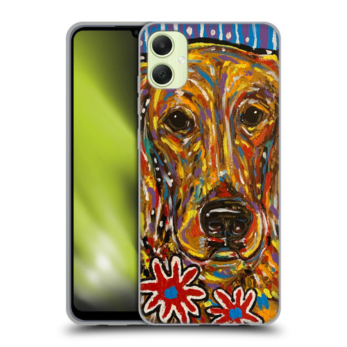 Mad Dog Art Gallery Dog 5 Golden Retriever Soft Gel Case for Samsung Galaxy A05