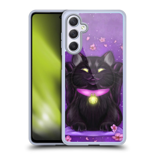 Ash Evans Black Cats Lucky Soft Gel Case for Samsung Galaxy M54 5G