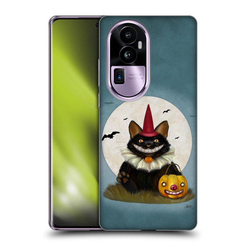 Ash Evans Black Cats 2 Halloween Cat Soft Gel Case for OPPO Reno10 Pro+