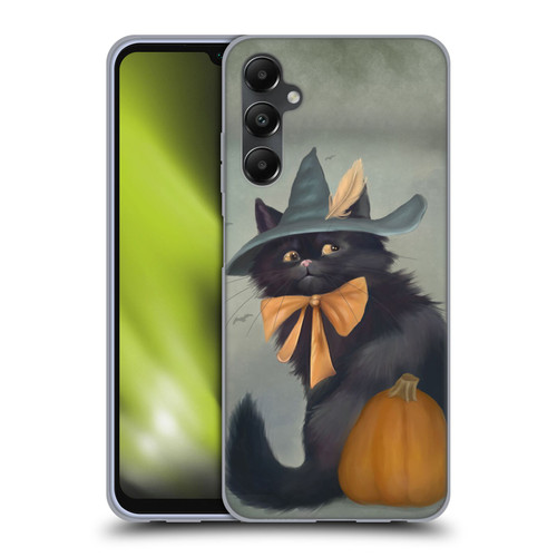 Ash Evans Black Cats 2 Halloween Pumpkin Soft Gel Case for Samsung Galaxy A05s