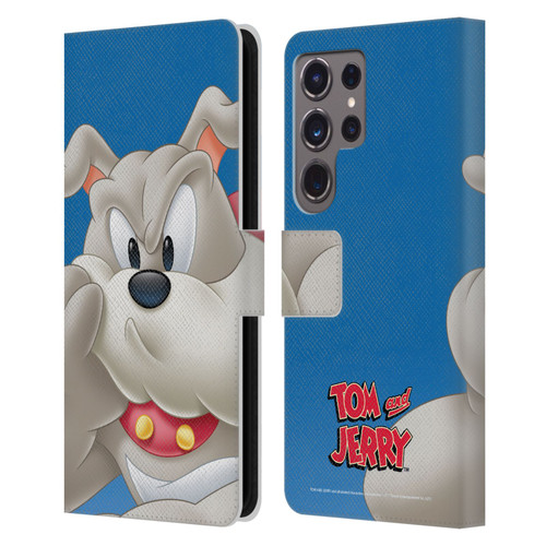 Tom and Jerry Full Face Spike Leather Book Wallet Case Cover For Samsung Galaxy S24 Ultra 5G