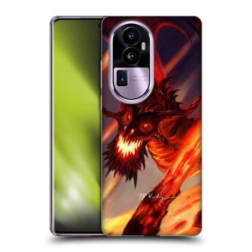 Piya Wannachaiwong Dragons Of Fire Soar Soft Gel Case for OPPO Reno10 Pro+