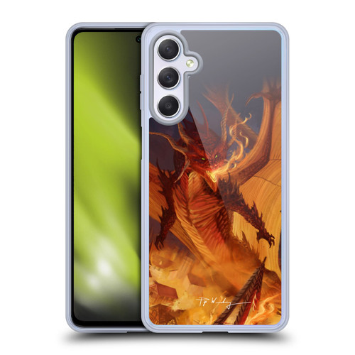 Piya Wannachaiwong Dragons Of Fire Dragonfire Soft Gel Case for Samsung Galaxy M54 5G