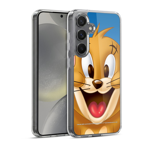 Tom and Jerry Full Face Jerry Soft Gel Case for Samsung Galaxy S24 5G & MagSafe