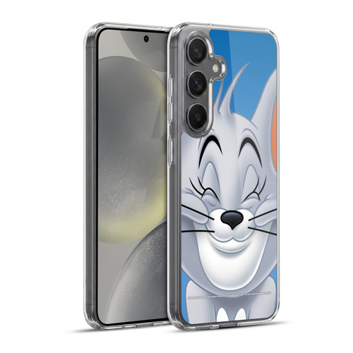 Tom and Jerry Full Face Nibbles Soft Gel Case for Samsung Galaxy S24+ 5G & MagSafe