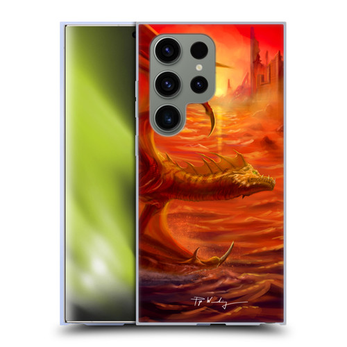 Piya Wannachaiwong Dragons Of Fire Lakeside Soft Gel Case for Samsung Galaxy S24 Ultra 5G