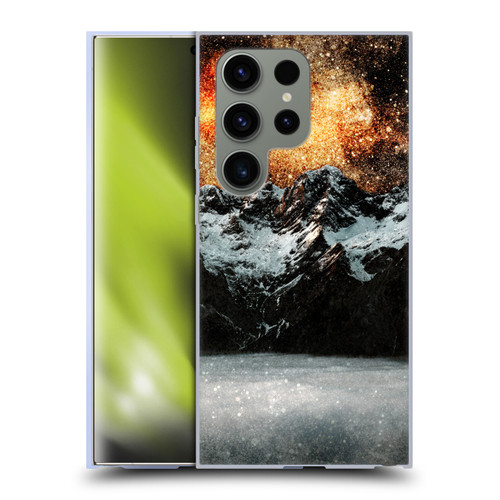 Patrik Lovrin Dreams Vs Reality Burning Galaxy Above Mountains Soft Gel Case for Samsung Galaxy S24 Ultra 5G