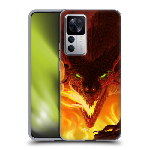 Piya Wannachaiwong Dragons Of Fire Glare Soft Gel Case for Xiaomi 12T 5G / 12T Pro 5G / Redmi K50 Ultra 5G
