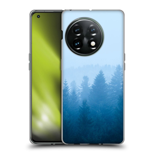 Patrik Lovrin Magical Foggy Landscape Fog Over Forest Soft Gel Case for OnePlus 11 5G