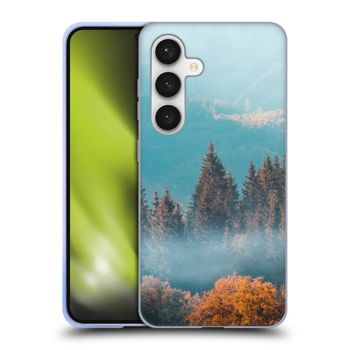 Patrik Lovrin Magical Foggy Landscape Autumn Forest Soft Gel Case for Samsung Galaxy S24 5G