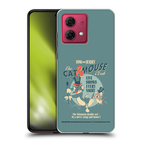 Tom and Jerry Retro Cat & Mouse Club Soft Gel Case for Motorola Moto G84 5G