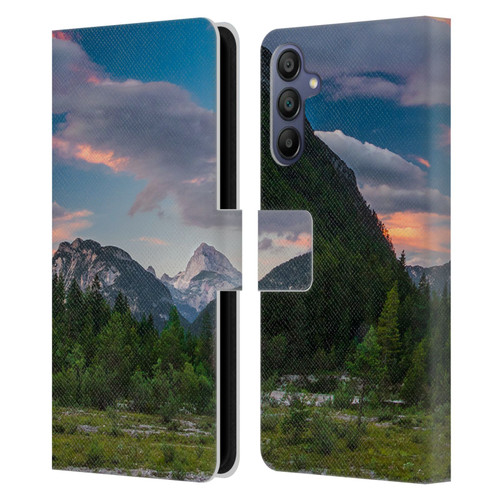 Patrik Lovrin Magical Sunsets Amazing Clouds Over Mountain Leather Book Wallet Case Cover For Samsung Galaxy A15