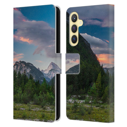 Patrik Lovrin Magical Sunsets Amazing Clouds Over Mountain Leather Book Wallet Case Cover For Samsung Galaxy S23 FE 5G