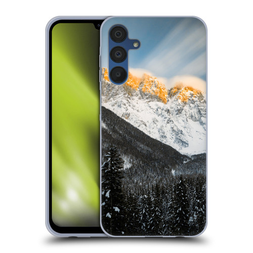 Patrik Lovrin Magical Sunsets Last Light On Slovenian Alps Soft Gel Case for Samsung Galaxy A15