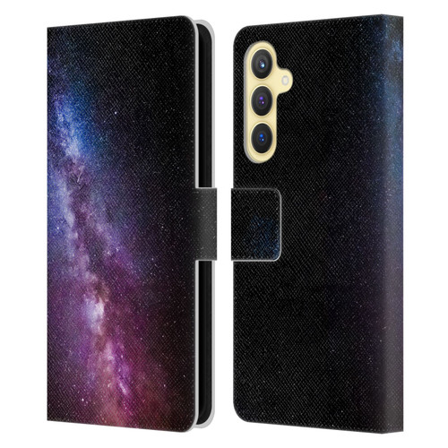 Patrik Lovrin Night Sky Milky Way Bright Colors Leather Book Wallet Case Cover For Samsung Galaxy S23 FE 5G