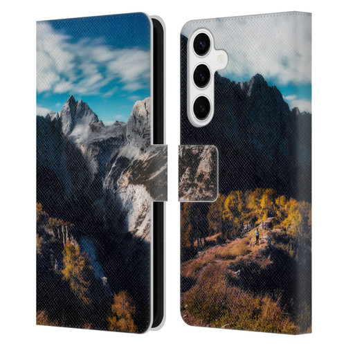 Patrik Lovrin Wanderlust In Awe Of The Mountains Leather Book Wallet Case Cover For Samsung Galaxy S24+ 5G