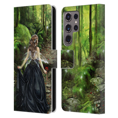 Selina Fenech Fairies Along The Forest Path Leather Book Wallet Case Cover For Samsung Galaxy S24 Ultra 5G