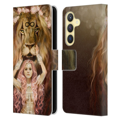 Selina Fenech Fantasy Strength Leather Book Wallet Case Cover For Samsung Galaxy S24 5G