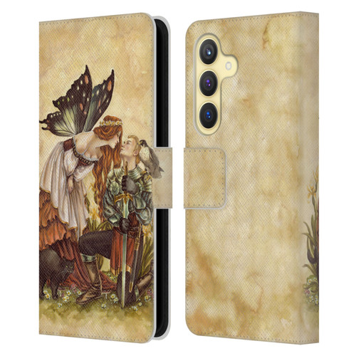 Selina Fenech Fantasy Enchanted Kiss Leather Book Wallet Case Cover For Samsung Galaxy S24 5G