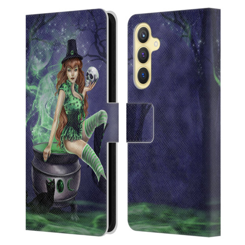 Selina Fenech Gothic Jinxed Leather Book Wallet Case Cover For Samsung Galaxy S23 FE 5G