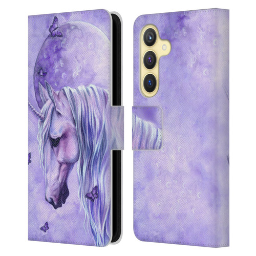 Selina Fenech Unicorns Moonlit Magic Leather Book Wallet Case Cover For Samsung Galaxy S24 5G