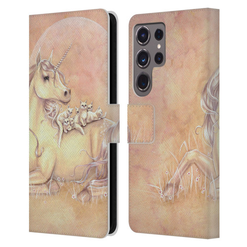 Selina Fenech Unicorns Purrfect Friends Leather Book Wallet Case Cover For Samsung Galaxy S24 Ultra 5G