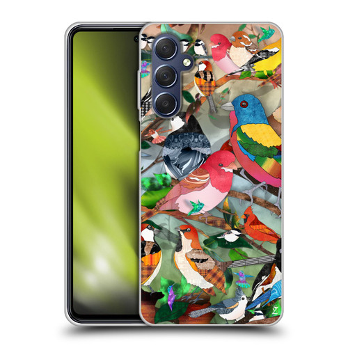 Suzan Lind Birds Medley 2 Soft Gel Case for Samsung Galaxy M54 5G